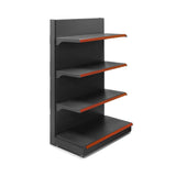 Capat de gondola pentru rafturile de mijloc, gri antracit, Baza 50 cm cu polite suspendate de 40 cm