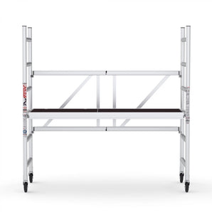 Schela pliabila din aluminiu - Inaltime de lucru 280 cm - Cod: Cagsan F90