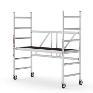 Schela pliabila din aluminiu - Inaltime de lucru 280 cm - Cod: Cagsan F90