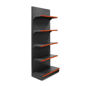 Raft magazin, 225x55 cm, Baza 50 cm + 4 polite de 40 cm, gri antracit