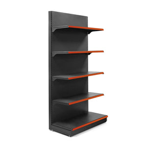 Raft magazin, 225x95 cm, Baza 50 cm + 4 polite de 40 cm, gri antracit