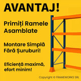 Rafturi Industriale pentru Depozitarea Paletilor, Inaltime 300 cm