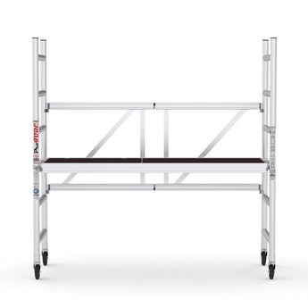 Schela pliabila din aluminiu - Inaltime de lucru 280 cm - Cod: Cagsan F90